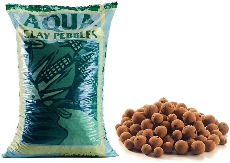 CANNA Aqua Clay Pebbles Expanded Clay Ceramic Granules 45L Pallet 55x