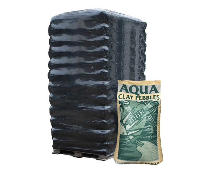CANNA Aqua Clay Pebbles Expanded Clay Ceramic Granules 45L Pallet 55x