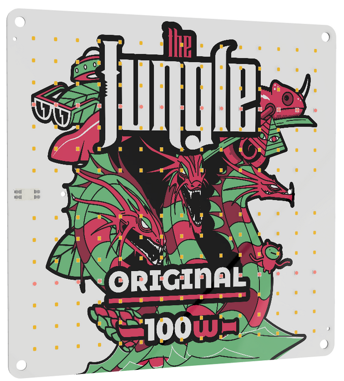 Grow The Jungle The Jackson ORIGINAL 100W LED Grow Lamp Dimmable SMD