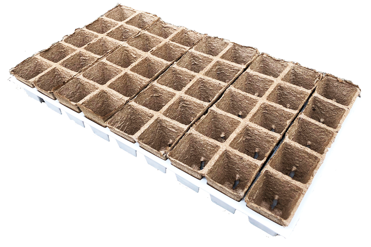 Jiffy tray 45pcs 6x6cm 55x31cm Equipment \ Pots \ JIFFY® Bio pots