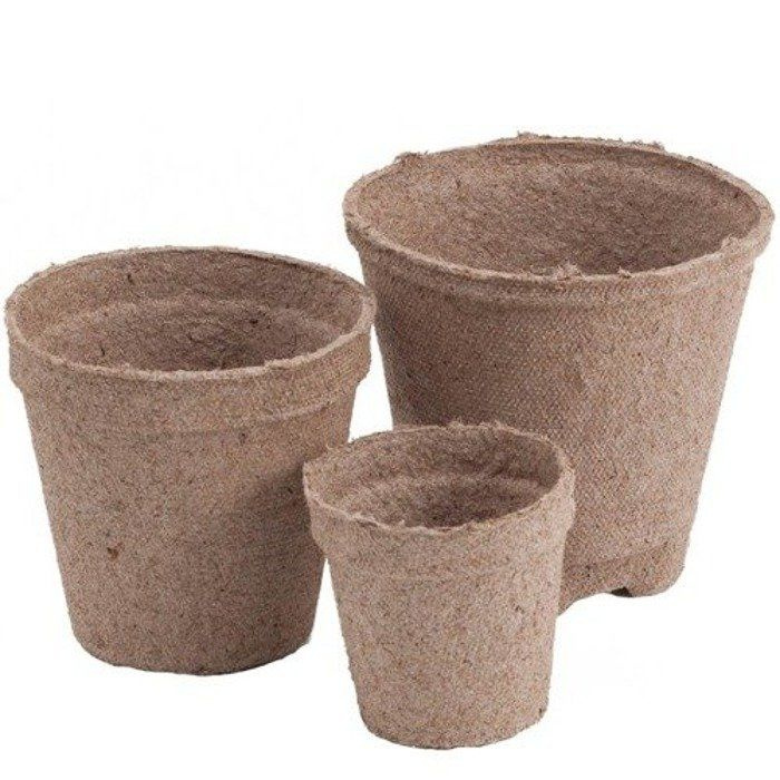 Peat pots Jiffy Pot for seedlings 10 pcs, 10x9 cm Equipment