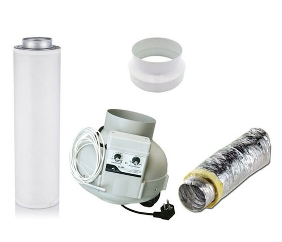 Ventilation kit 150mm 1080m3/h insulated