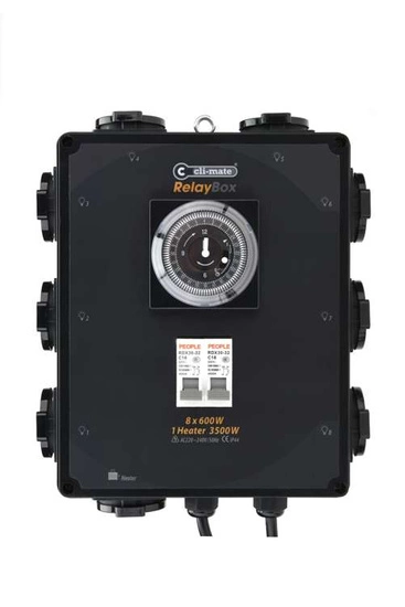 Cli-mate RC-2010D8 HPS timer with heating function HPS 8x 600w