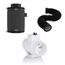 Ventilation kit 125mm 280 m3/h | power and temperature control