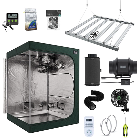Growbox Set RoyalRoom C150 150x150x200 + LED 720W LUCKYGROW FLEX SERIES 2.85