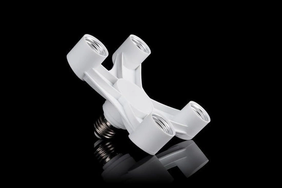 Splitter, splitter for light bulbs E27 4 sockets