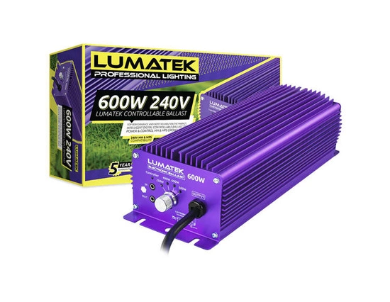 Lumatek 600W DIMM-4 230V electronic HPS power supply Dimmable & Controllable ballast