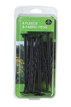 Garland Fleece & Fabric Pegs 8 pcs - for attaching garden fabrics