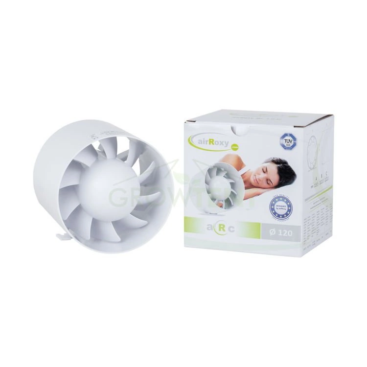 Complete airroxy quiet ventilation kit 125mm Herbgarden Carbon