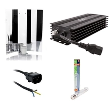 Complete hps set 600W - ELECTRONIC BALLAST LUMII BLACK 600W+ Osram PlantaStar DUAL 600W + Reflector + Cables