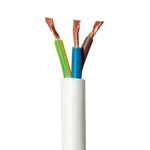 3x1,5mm 3-wire power cable - 1 meter (cut from the 100m roll)