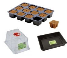 Seeding kit - Eazy plug 12 + Garland propagator 23x17x18cm