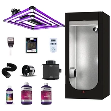 Growbox Set Secret Jardin 80x80x180cm + LED LUMATEK ATS PRO 200W