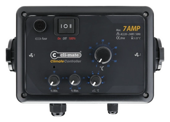 Climate controller with hysteresis Cli-mate KC-2010T7 7A - ventilation speed controller