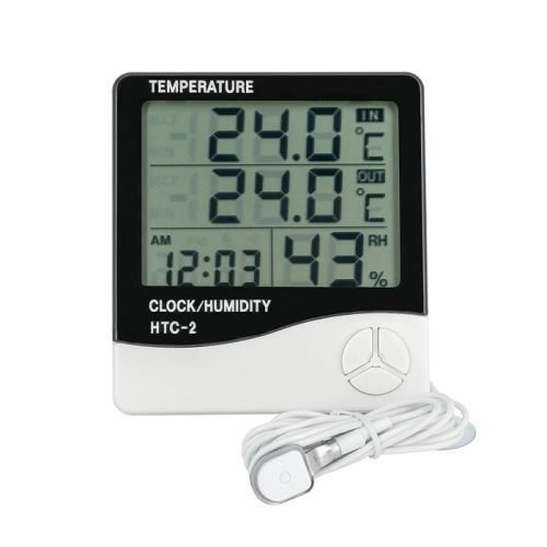 Digital Temperature & Humidity LCD display Meter - with external sensor