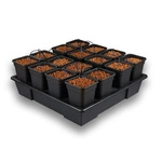 WILMA XXL hydroponic system 16 x 11L - 115x115xh20cm