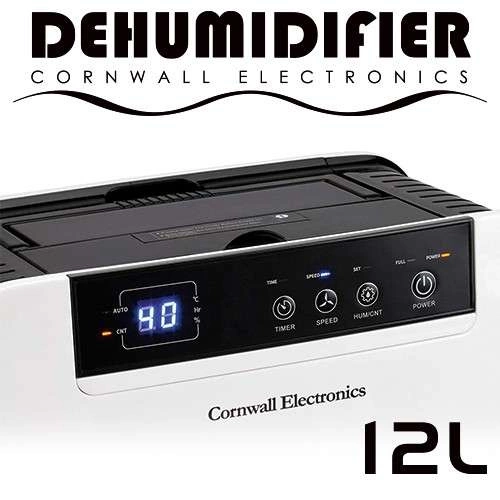 ▷ Deshumidificador 12L/Día 【Cornwall Electronics】