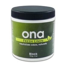 ONA Block Fresh Linen 170g  - odour neutalizing block