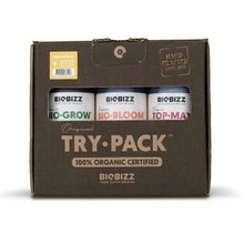Biobizz TRY-PACK INDOOR 3x250ml Fertilizer and Booster Kit | trypack for 1-4 plants