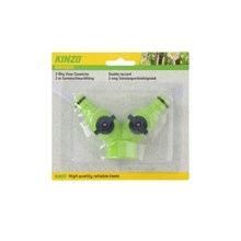 Kinzo Garden - 2way tap splitter connector for 3/4” and 1”