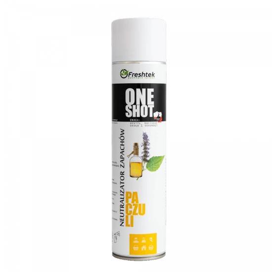 Freshtek ONE SHOT Patchouli Spray 600ml - odour neutralizer