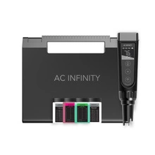 AC Infinity Hydroponic Meter PRO Kit – All-in-One pH Pen (EC, TDS, temp.) with calibration solutions
