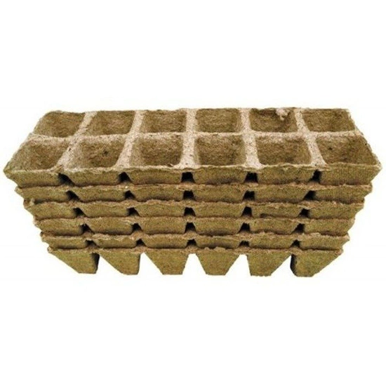 Peat pots Jiffy Pot tray for seedlings - 6x6x6cm | 200pcs full carton