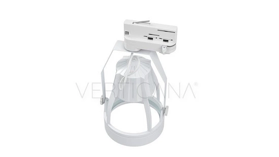 VERTICANA® Rail Holder | WHITE | Light bulb holder 