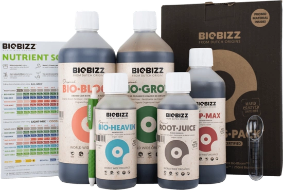 Biobizz Starter Pack of Fertilizers and Boosters