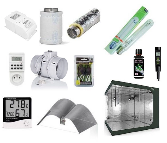 Growbox Set RoyalRoom 240x240x200 4x hps Osram 600w