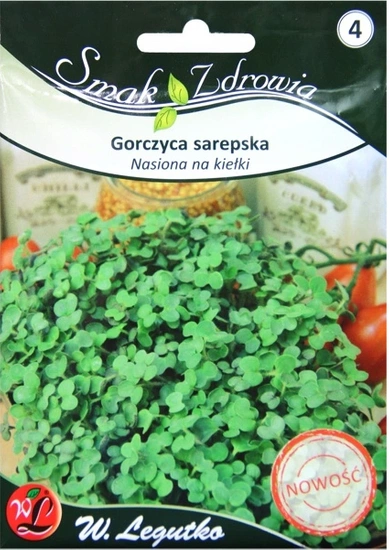 Seeds for edible sareps mustard sprouts