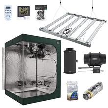 Growbox Set RoyalRoom® 2.0 150x150x200 + LED Luckygrow FLEX 720W Full Spectrum 3.1 µmol/J