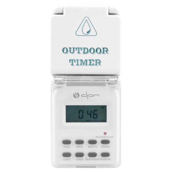 Digital Timer Switch IP44 DT06 - electronic timer - for outdoor usage 