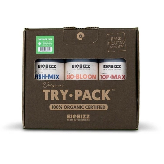 Biobizz TRY-PACK OUTDOOR 3x250ml Fertilizer and Booster Kit