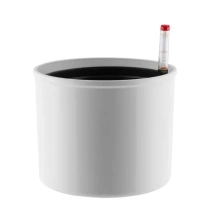 LENI hydroponics set 15/19 white cover pot corona + hydro pot + h19 water indicator