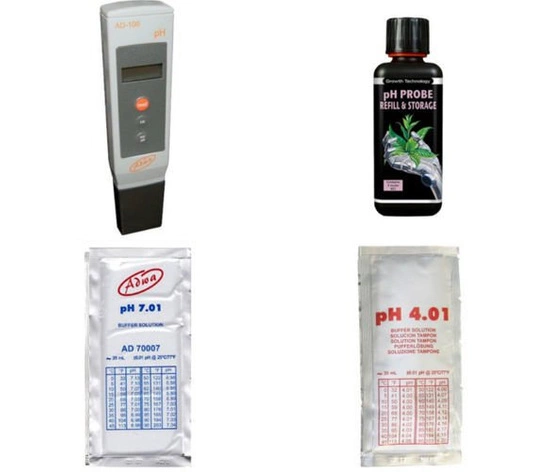 PH meter Adwa AD100 pH maintenance fluid additional reagents