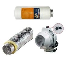 Ventilation kit 315mm 2050 m3/h | power and temperature control