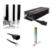 Complete hps set 400W - ELECTRONIC BALLAST LUMII BLACK + Osram PlantaStar DUAL 400W + Reflector + Cables