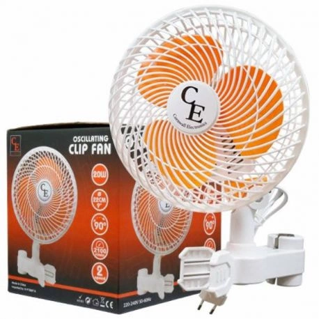 Cornwall Electronics 20W 2SPEED clip oscillating fan