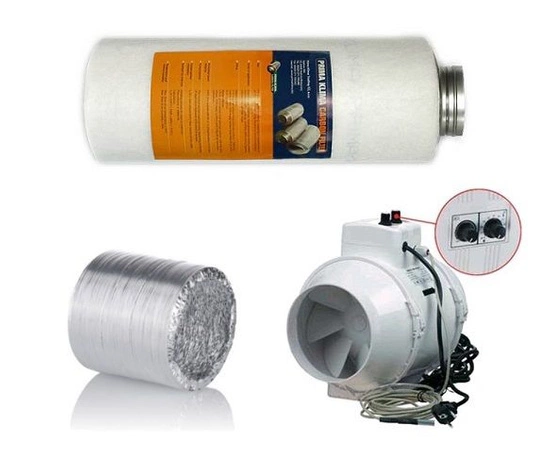 Ventilation kit 250mm 1400 m3/h | power and temperature control