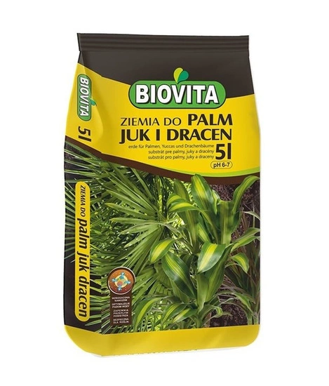 Biovita Soil for Palms, Yuccas, and Dracaenas 5L