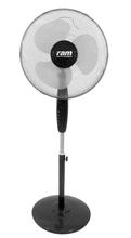 RAM Pedestal Fan 400mm Solid Base, 3 Speed
