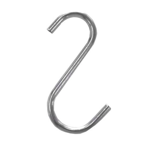 Metal hook, type "S" - for hanging objects 6,5cm x 3cm