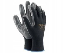 Size 10 coated nitrile protective gloves; XL