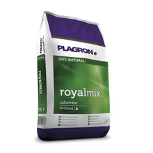 Plagron soil Royal Mix 25L | enriched soil for flowering plants - mix of peat, perlite and worm humus