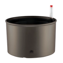 LENI hydroponics set 22/19 cover pot corona dark silver + hydro pot + h19 water indicator